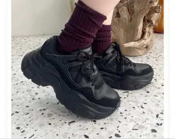 ORiental TRaffic 스니커즈 통굽 6cm 블랙 23cm