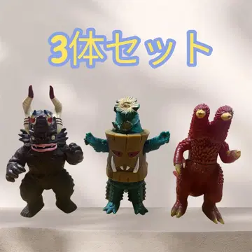 울트라맨 괴수 피규어 3체 세트 미클라스 모치론 킹 판돈