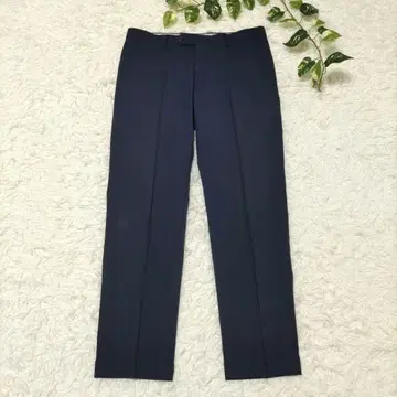 GLR 워셔블 트로 슬림 노플리츠 팬츠 L 네이비