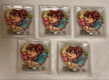 화이트데이 하트 캔뱃지 모리사와 치아키 5종 세트