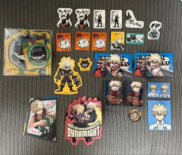 히로아카 바쿠고 플레이크 씰 치이카와 클리어 시트 점프 GIGA 부록