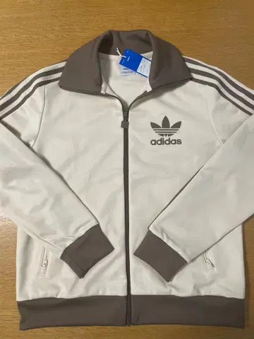 adidas 집업 자켓 베이지 x 모카