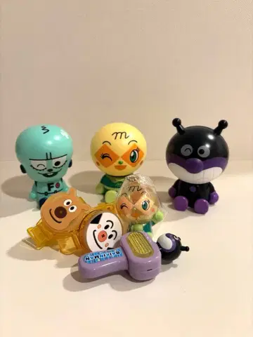 호빵맨 캐릭터 캡슐 토이 7개 세트