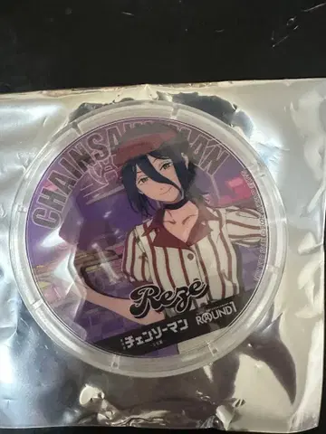 체인소 맨 라운드원 콜라보 아크릴 코스터 레제