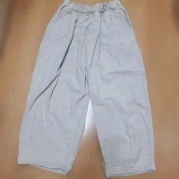 이치 앤티크 팬츠 베이지 밴딩 허리