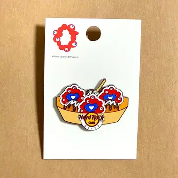 오사카 간사이 엑스포 미야쿠미야쿠 타코야키 핀 배지 하드 록 카페