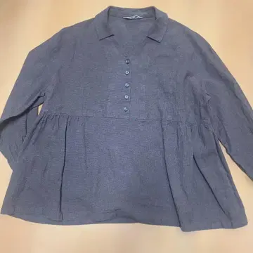 이치 앤티크스 긴팔 블라우스 브라운