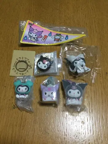 산리오 가챠가챠 쿠로미 세트
