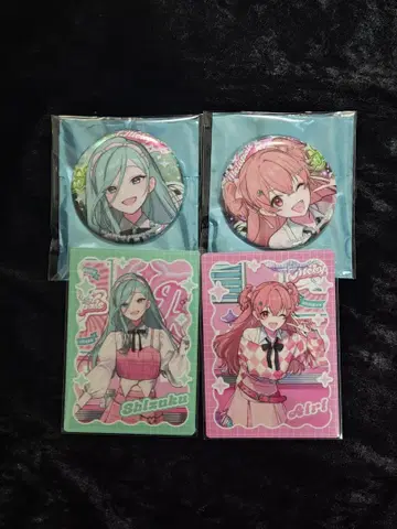 프로세카 멜로파레 모모이 아이리 히노모리 시즈쿠 캔뱃지 카드 세트