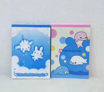 레어 헤이세이 레트로 산엑스 유니버스 메모장 마메고마 트윈 토끼