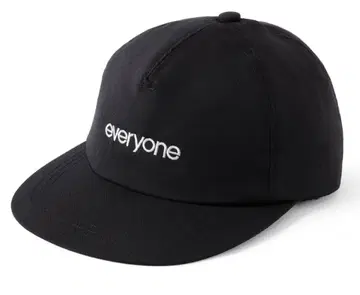 에브리원 everyone 로고캡 로고 캡 모자 블랙 검정