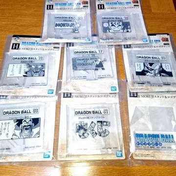 [ 새상품 ] 제일복권 드래곤볼 H상 스탠드&로고 블록 8종 세트