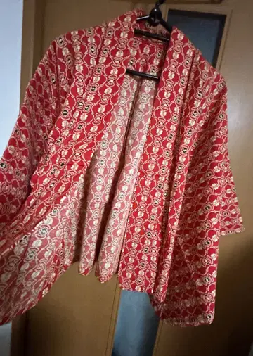 리메이크 꽃무늬 울 기모노 ( 겉옷 & 스커트 )