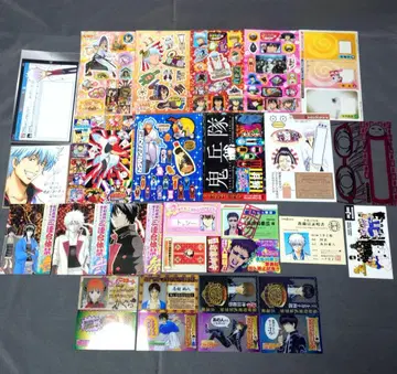 은혼 캐릭터 카드 책갈피 스티커 외 특전