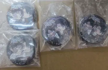 진격의 거인 삐따!데포메 캔뱃지 [ 엘렌 & 리바이 ]