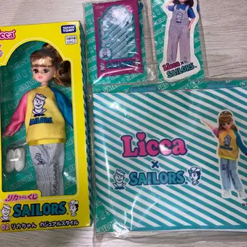리카짱 복권 세일러즈 캐주얼 스타일 인형 & 굿즈 3세트