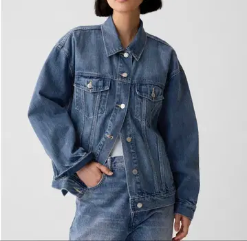 GAP 오버 사이즈 아이콘 데님 자켓
