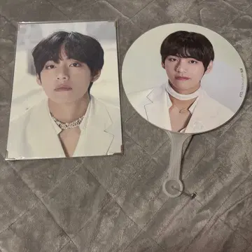 BTS V MOP OF THE SOUL 프리미엄 사진&부채 세트