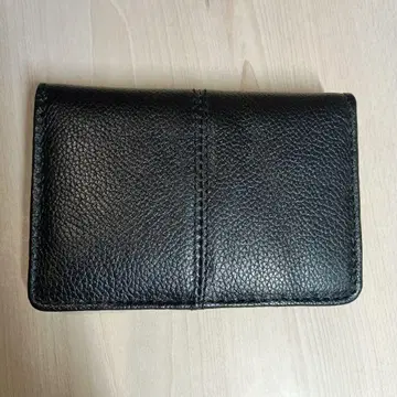 [ 새상품 ] 블랙 가죽 명함지갑 카드 포켓 5개