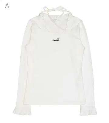 MILK 긴팔 상의 오프화이트