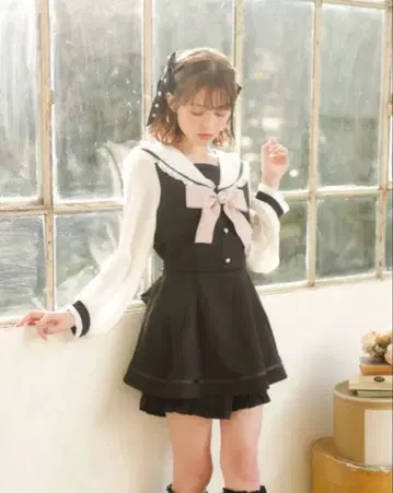 리즈리사 세일러 셋업 블랙 긴팔