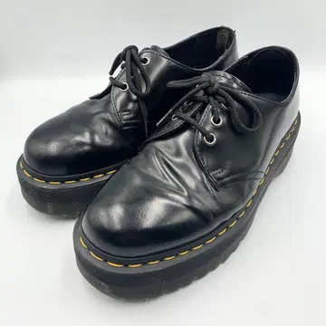 닥터마틴 1461 쿼드 더블 밑창 3홀 신발 블랙