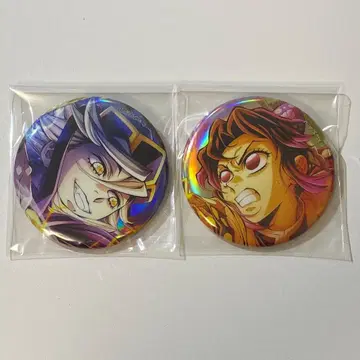 귀멸의 칼날 무한성편 제1장 홀로그램 캔뱃지 코쵸우 시노부 도우마