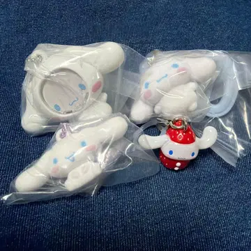 시나모롤 카라비너 플로키 등 가챠 4종 세트