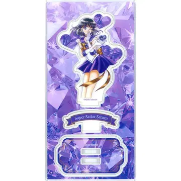 세일러문 로손 아크릴 스탠드 웃는 얼굴 세일러 새턴