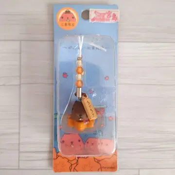 히로시마 한정판 카피바라 씨 가후가후 단풍만쥬 참 스트랩