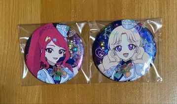 비밀의 아이프리 훼미리마트 홀로 캔뱃지 사쿠라 타마키