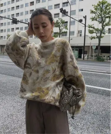 2603018 3WAY NOSTALGIC RUG KNIT 아이보리