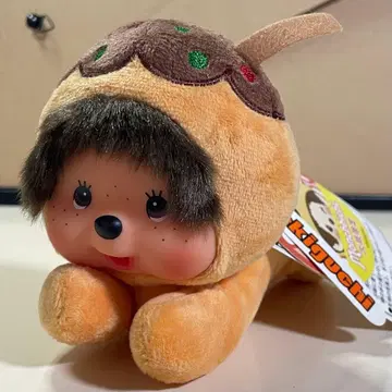 몽치치 타코야키 오사카 한정판 누워있는 봉제 인형 마스코트 택 포함