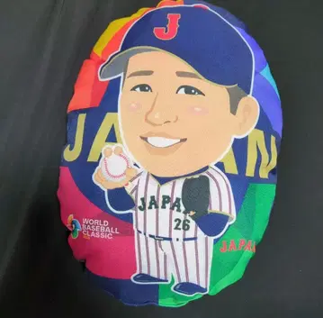 WBC 사무라이 재팬 캡슐 토이 특상 쿠션 타네이치 아츠키