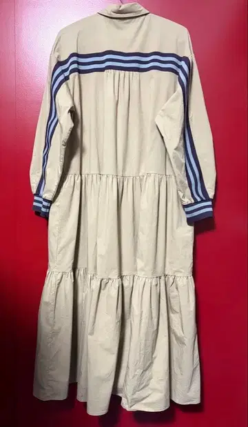 코타케 마사루 정가 18000엔 트랙 저지 티어드 셔츠 원피스