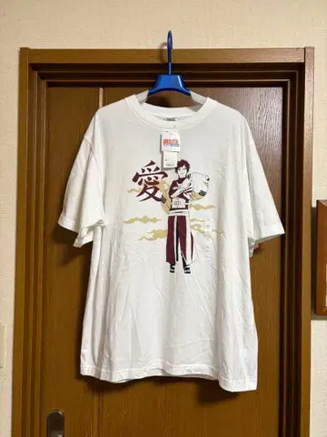 NARUTO 돌풍전 가아라 닌자 T셔츠 XL 화이트