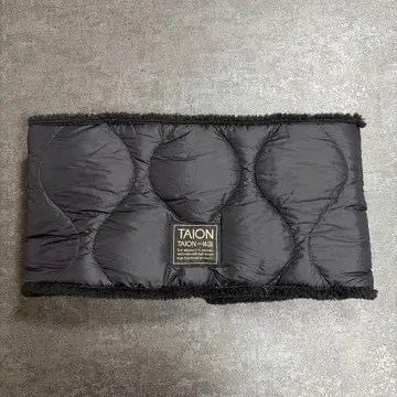 미사용 새상품 taion 넥워머 블랙 검정 타이온