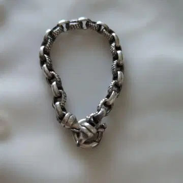 실버 체인 팔찌