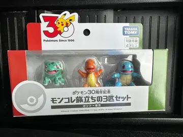 미개봉 새상품 포켓몬 30주년 몬코레 출발의 3마리 세트 칸토 지방
