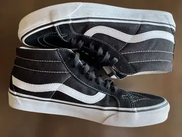 Vans 하이컷 스니커즈 블랙/화이트