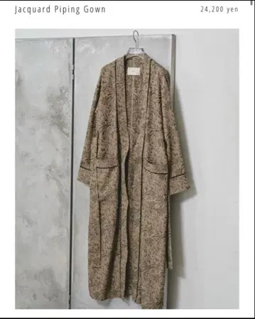 todayful Jacquard Piping Gown 가운