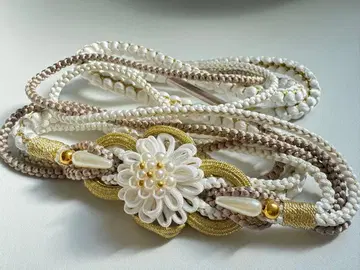 인기 / 후리소데용 허리띠 성인식 펄 고전풍 오비