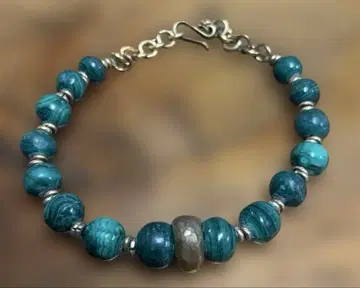 빈티지! 터콰이즈 비즈 팔찌