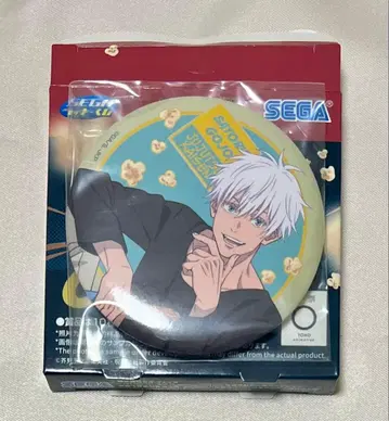 주술회전 세가SEGA 럭키 쿠지 G상 캔뱃지 [ 고죠 사토루 ]