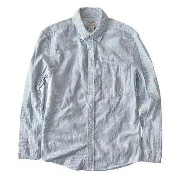 L.L.Bean 엘엘빈 긴팔 셔츠 스트라이프 S 라이트 블루