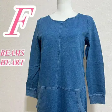 BEAMS HEART 빔즈 데님풍 원피스 F 캐주얼
