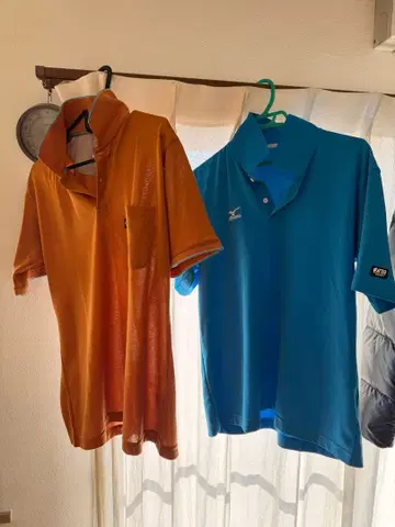 미즈노 피케 셔츠 반팔 2개
