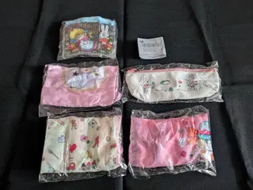 미사용 새상품 미즈모리 아도 파우치 & 백 컬렉션 전 5종 풀 컴프 세트