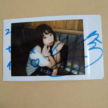 아오야마 히카루 사인 포함 폴라로이드