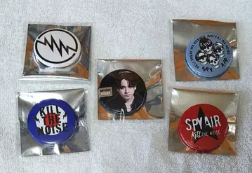 SPYAIR Kill the Noise 캔 배지 5개 세트